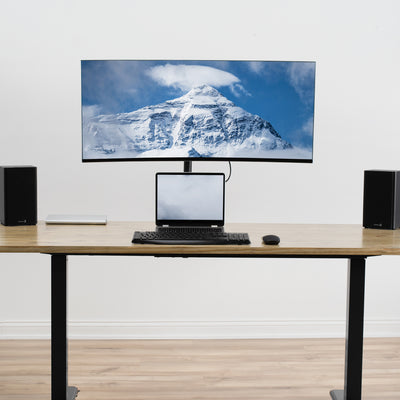 Single Monitor Desk Mount with Extra Long Arm