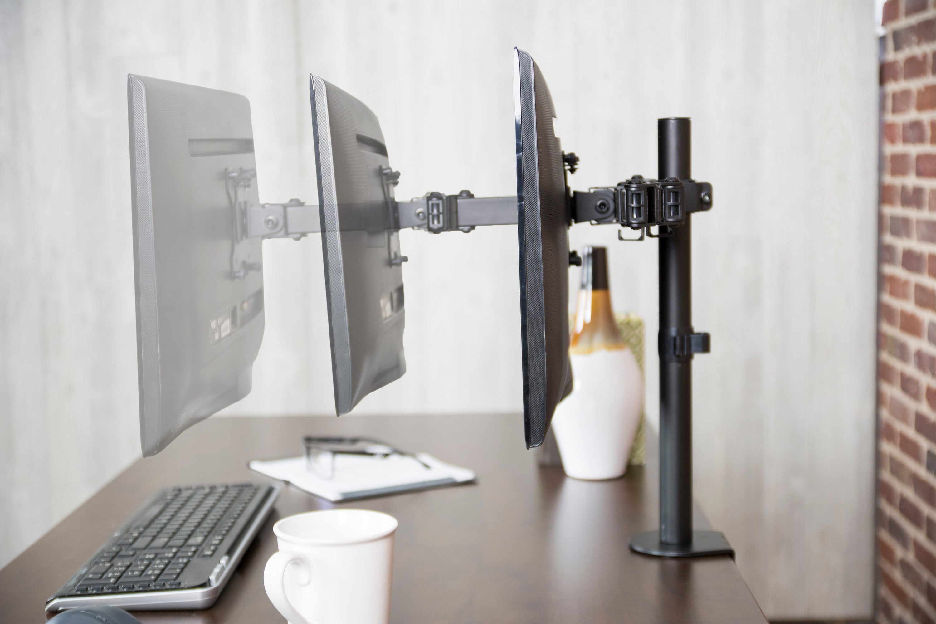 Adjustable Single Monitor Desk Mount