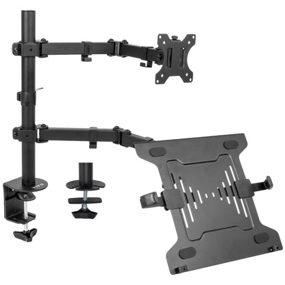 Single Monitor and Laptop Desk Mount